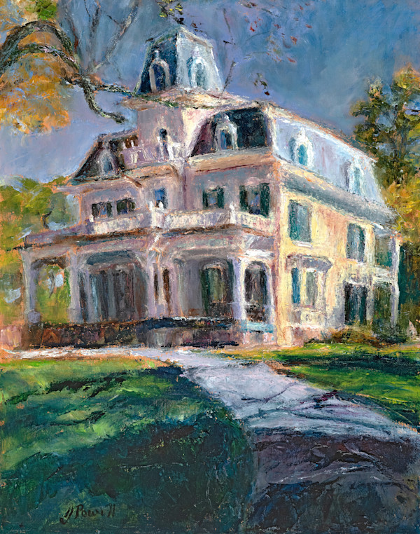 Yellow House on the Hill by Jeanne Powell