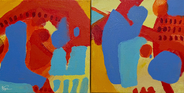 The Line Forms Here by Gail Kaplan-Wassell, Image 1.