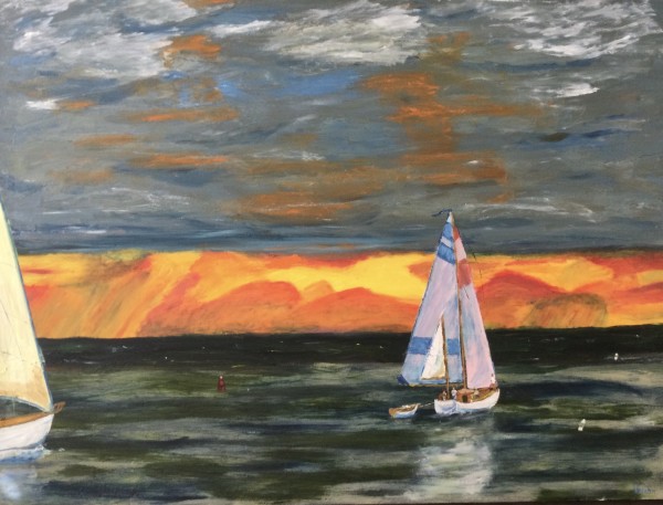 Sunset Sail by Jim Hoehn
