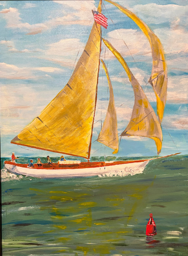 Bay Sailing by Jim Hoehn