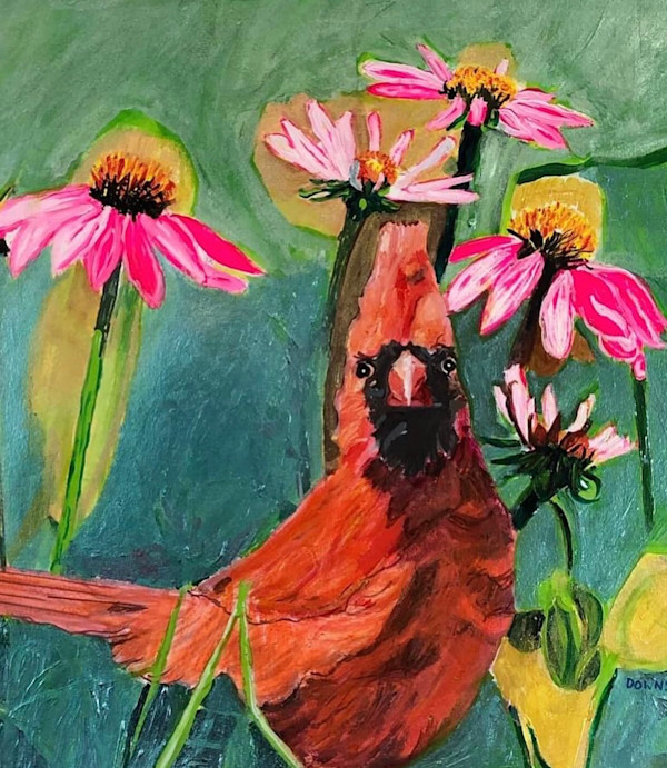 Nature in Complimentary Colors: Cardinal by Jamie Downs