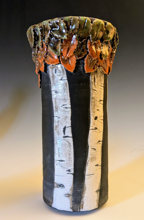 Birch Vase by Nancy Jakubowski