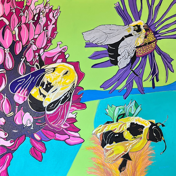 Three Bee Frolic by Jamie Downs, Image 1.