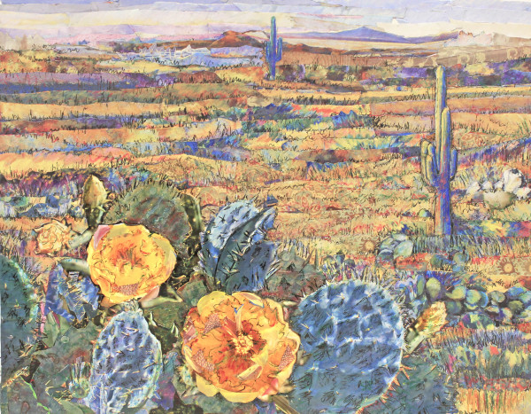 Yellow Cactus by Patricia Zannie