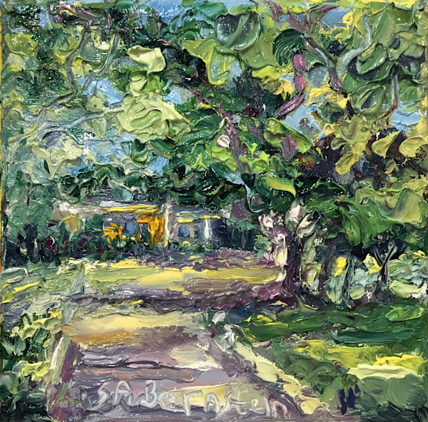 Congressional Cemetery Spring Greens by Lisa Bernstein