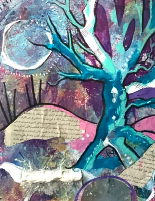 Blue Sentinel by Gail Kaplan-Wassell