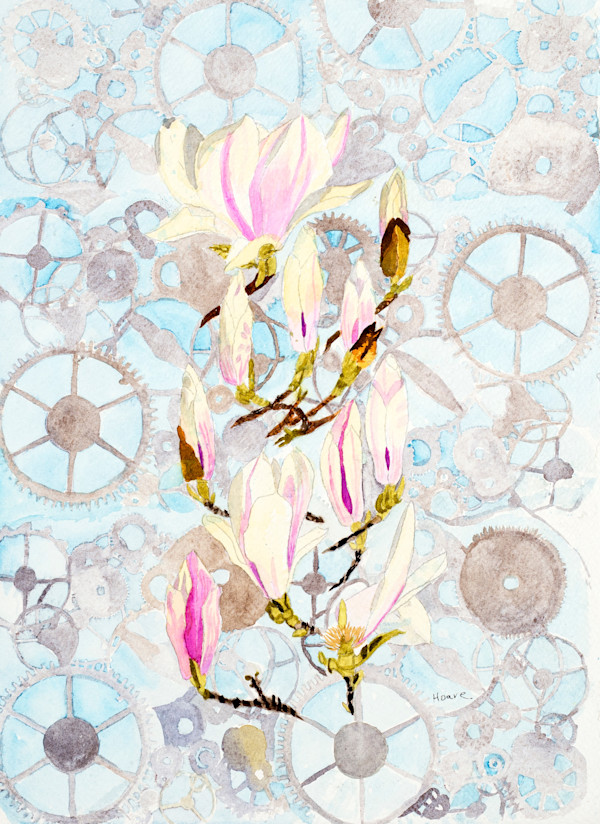 Magnolias in the Time of Mechanisation by Alexandra Treadaway-Hoare
