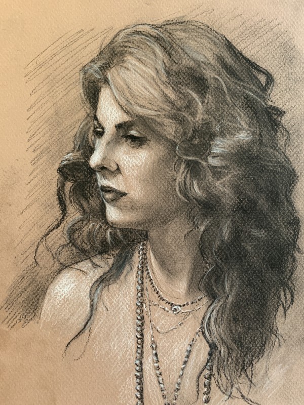 Portrait of Shadia by Frank Mancino
