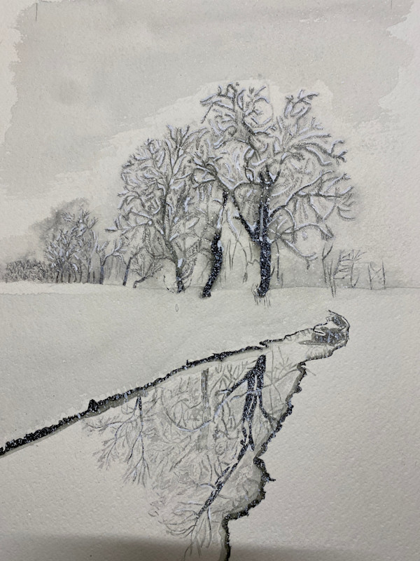 Last Winter Storm Before Spring by Alexandra Treadaway-Hoare