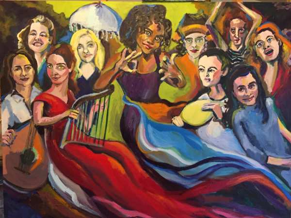 Goddesses of Music by Cindy Rivarde