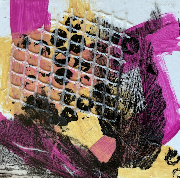 Pink and Tan Tile II by Gail Kaplan-Wassell