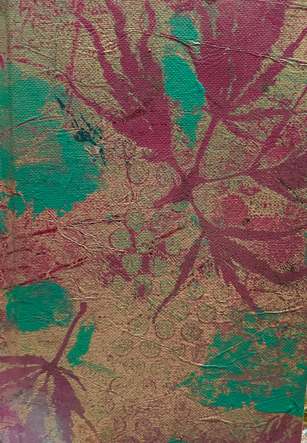 pink and teal journal by Gail Kaplan-Wassell