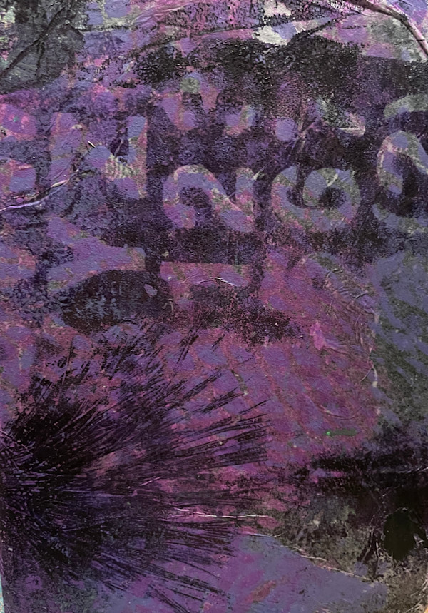 purple and black journal by Gail Kaplan-Wassell