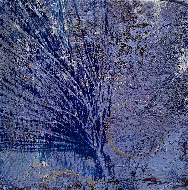 Blue mini journal by Gail Kaplan-Wassell