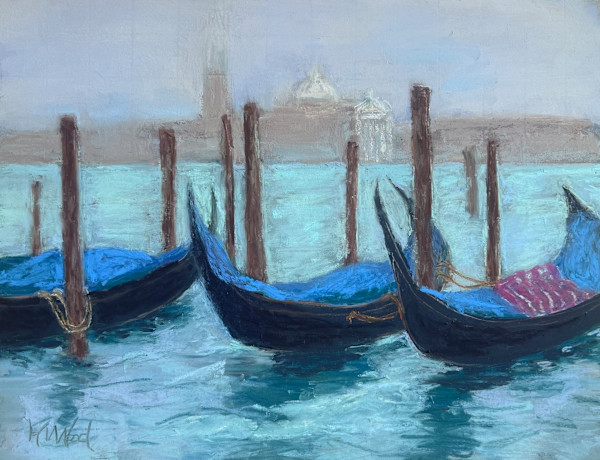 Fog on Lagoon by Helen Wood