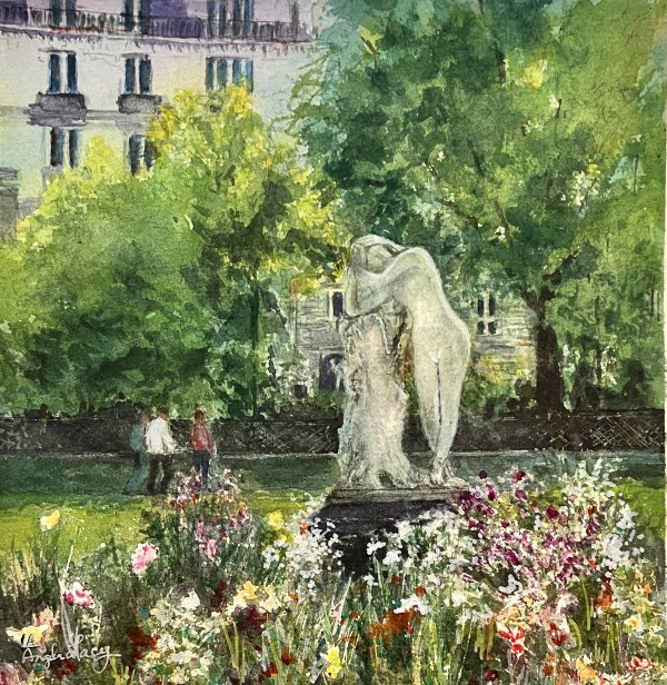 Wildflowers in Paris by Angela Lacy