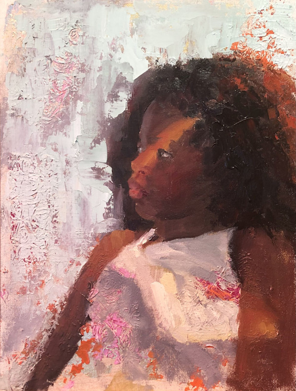 Kiylee Contemplating by Lisa Bernstein