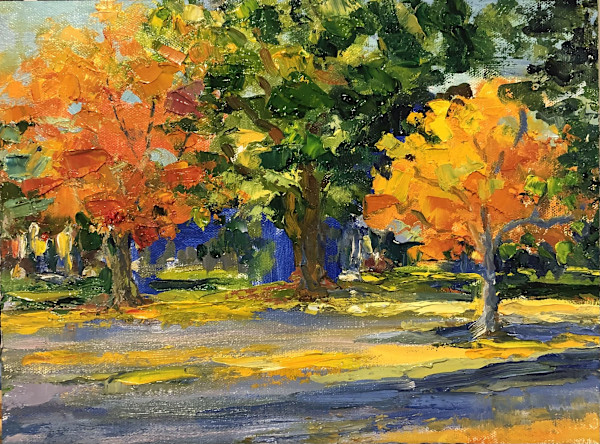 Lincoln Park Fall Trees by Lisa Bernstein, Image 1.