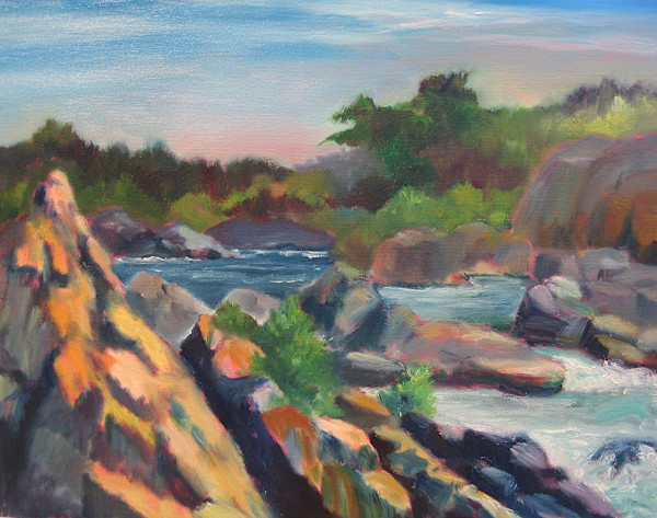 Morning LIght at Great Falls by Barbara Mandel