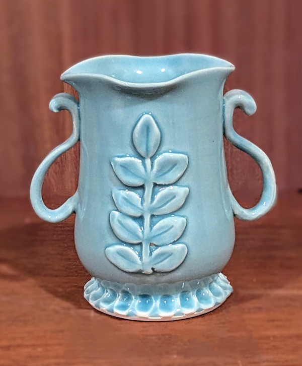 Green Vase by Nancy Jakubowski
