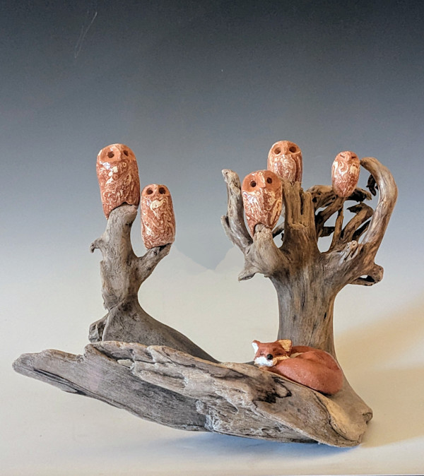 Owl Tree by Nancy Jakubowski