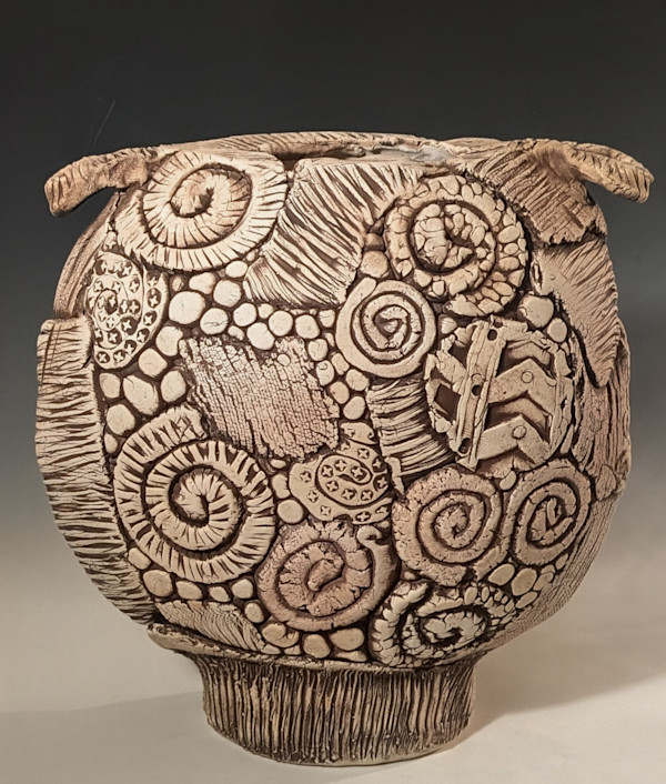 Patchwork Vase by Nancy Jakubowski