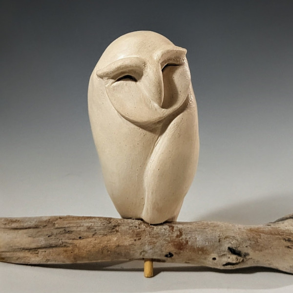 Owl on a Branch by Nancy Jakubowski, Image 1.