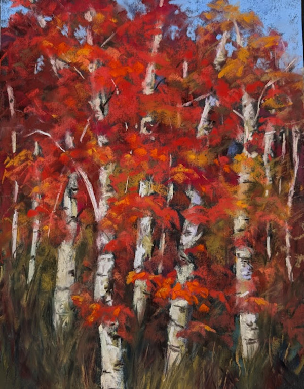 Red Aspens by Grace Newcomer, Image 1.