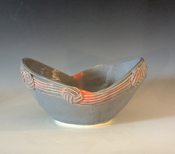 Oval Serving Bowl by Nancy Jakubowski