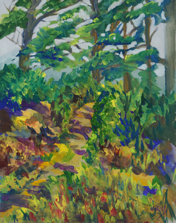 Pines at Bonneiux by Cathy Hirsh