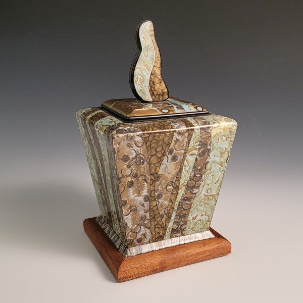 Sage Squared Vessel by Margaret Polcawich