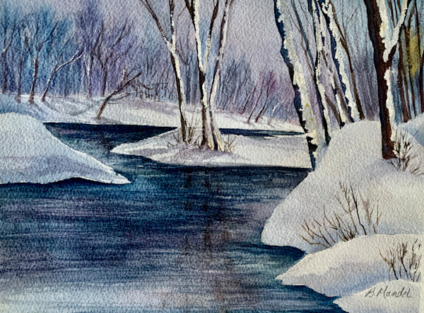 Potomac River Bend by Barbara Mandel