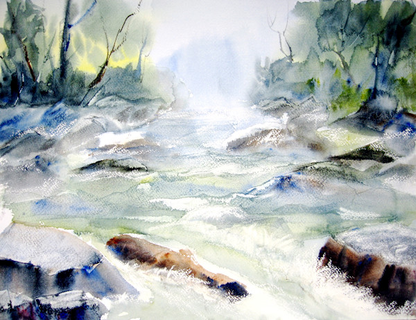 Rushing River by Barbara Mandel, Image 1.