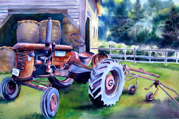 Rustic Farm by Barbara Mandel