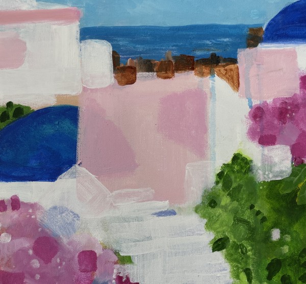 Santorini I by Gail Kaplan-Wassell