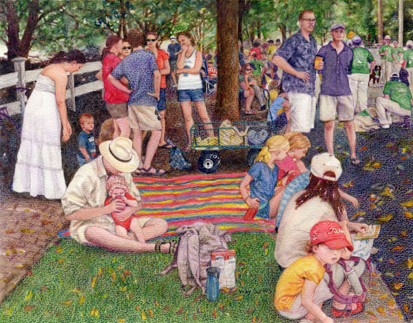 At the Kensington Labor Day Parade by Vicky Surles