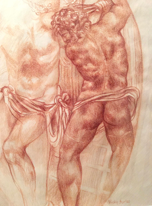 Flagellation of Christ (after Vincenzo Danti 1530-1576) by Vicky Surles