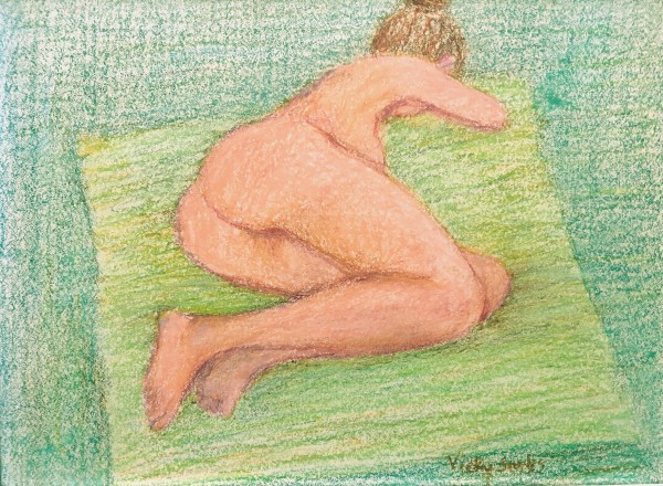 Laying on a Blanket by Vicky Surles