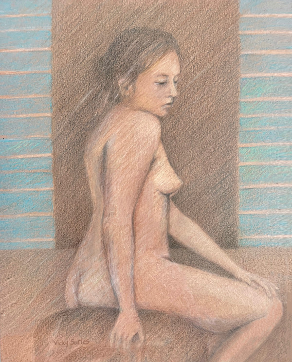 Seated Lady by Vicky Surles