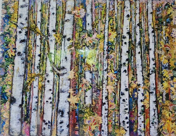 Aspen Trees, No. 5 by Patricia Zannie