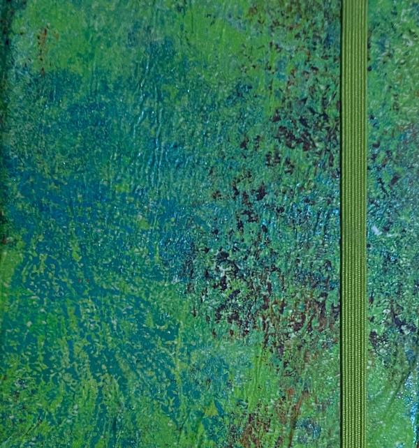 Green Blue Mini-Journal by Gail Kaplan-Wassell