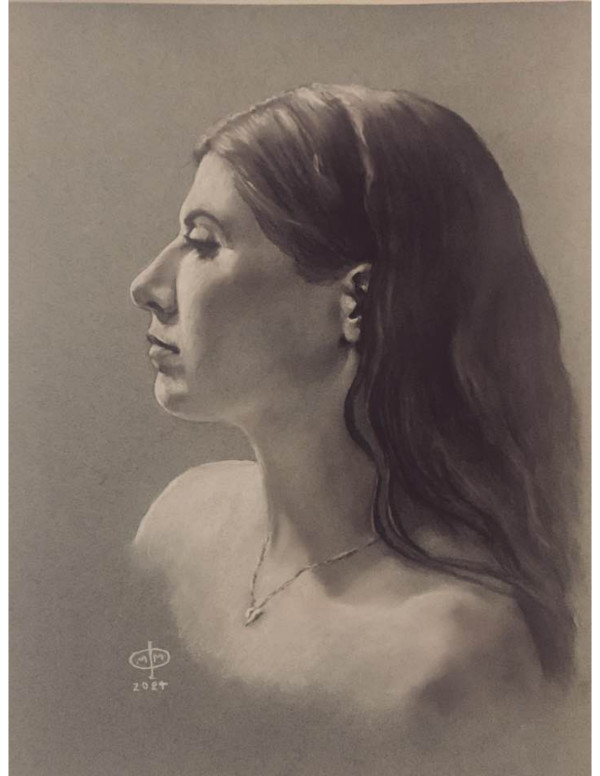 Shadia in Repose by Frank Mancino