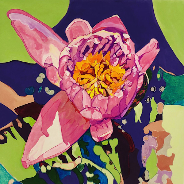 Partially Open Water Lily by Jamie Downs