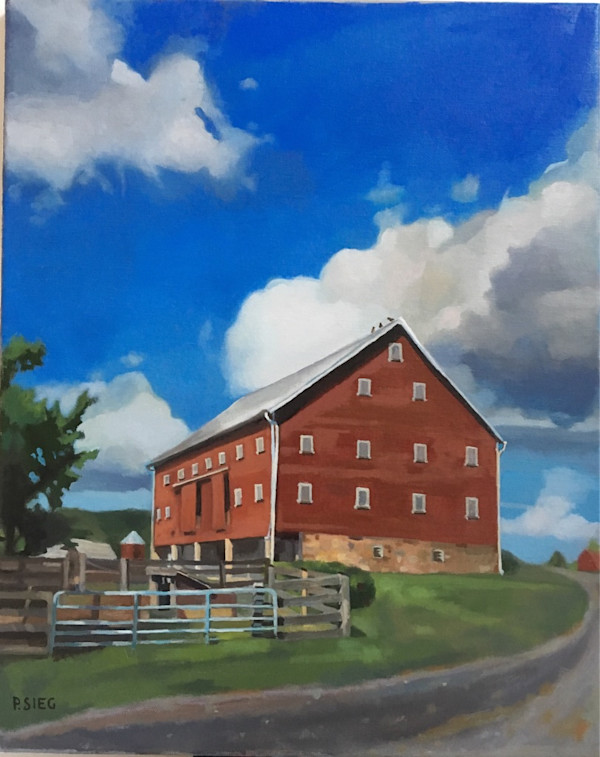 Clouds Beyond the Barn by Patrick Sieg