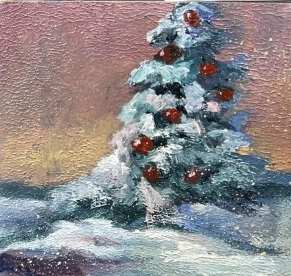 Snowy Tree by Rabecca Jayne Hennessey