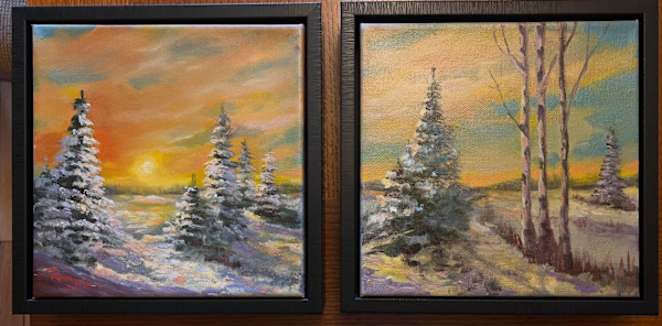 "Homeward Bound" Diptych by Rabecca Jayne Hennessey