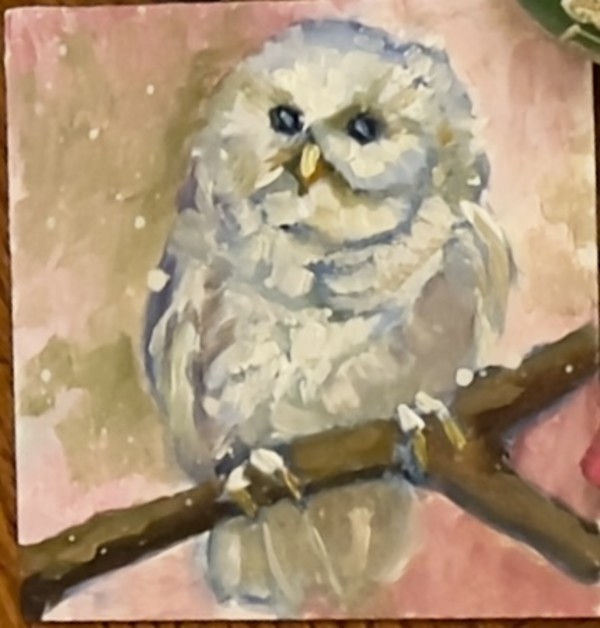 Snow Owl1 by Rabecca Jayne Hennessey