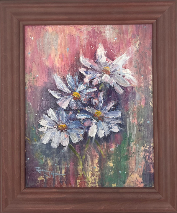 Daisies in Pink by Rabecca Jayne Hennessey