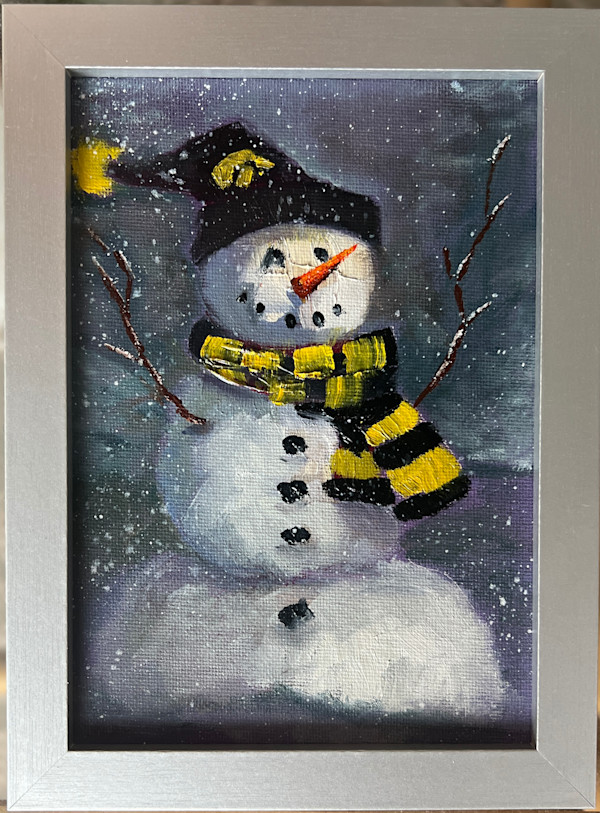 Snowman 3 Hawkeye by Rabecca Jayne Hennessey