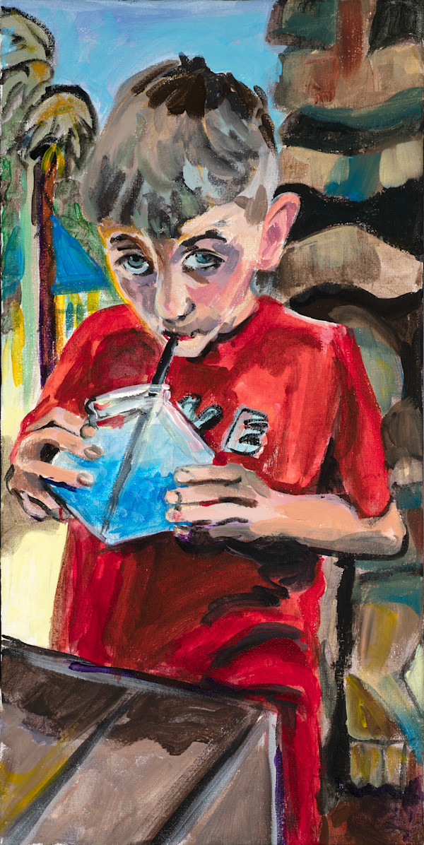 Blue Drink by Cindy Rivarde